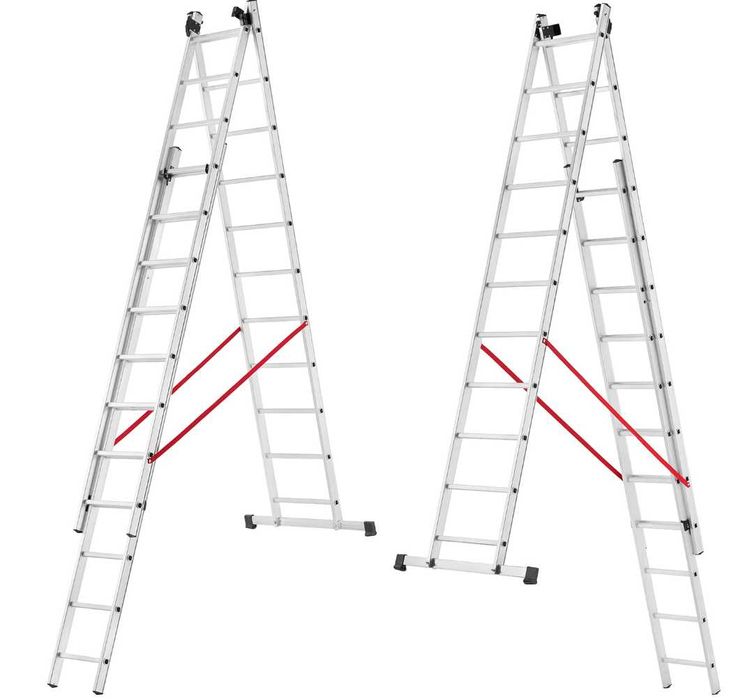 Drabina aluminiowa 3x11 na schody 8,20m 150kg