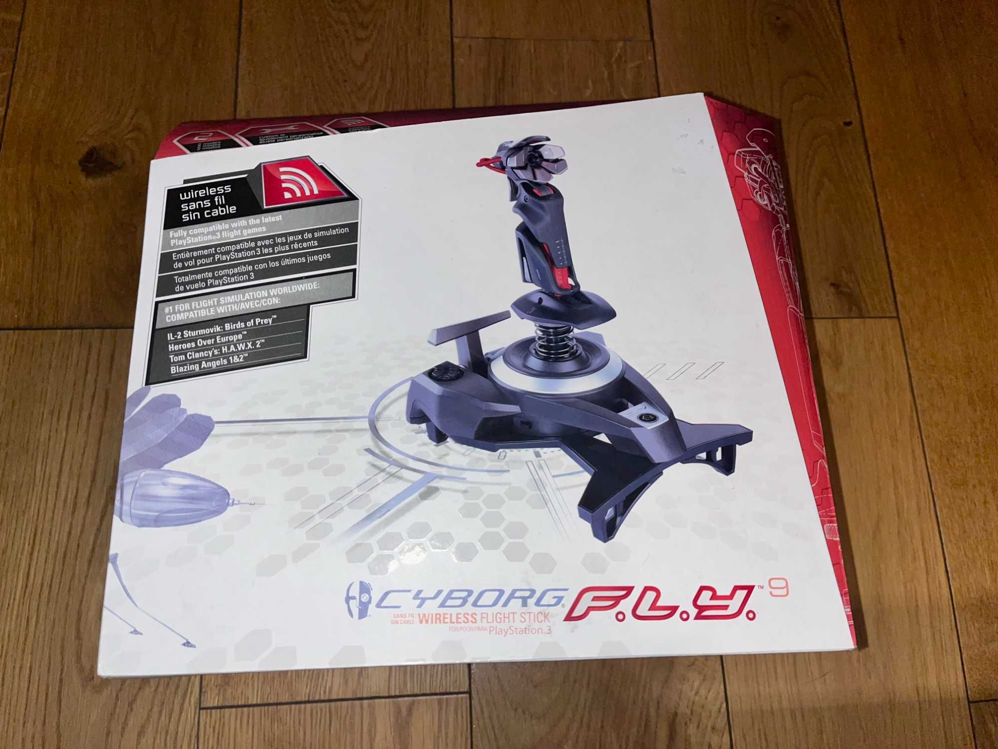 Mad Catz PS3 Wireless Flight Stick Cyborg F.L.Y.9 joystick FLY 9