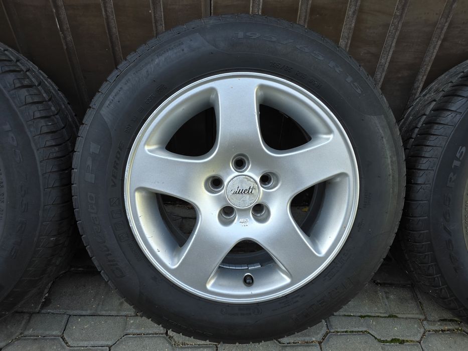 Felgi z oponami 195/65R15 VW Golf 4 5x100 New Beetle Audi A3 Bora octa