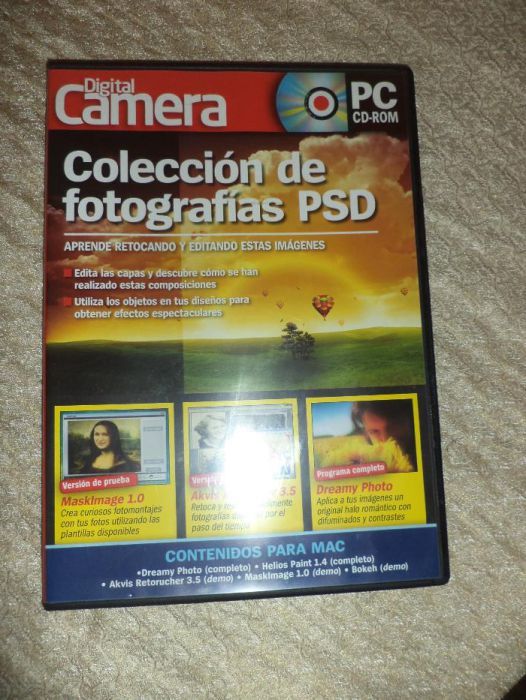 DVDs lições de fotorafia (são 3)