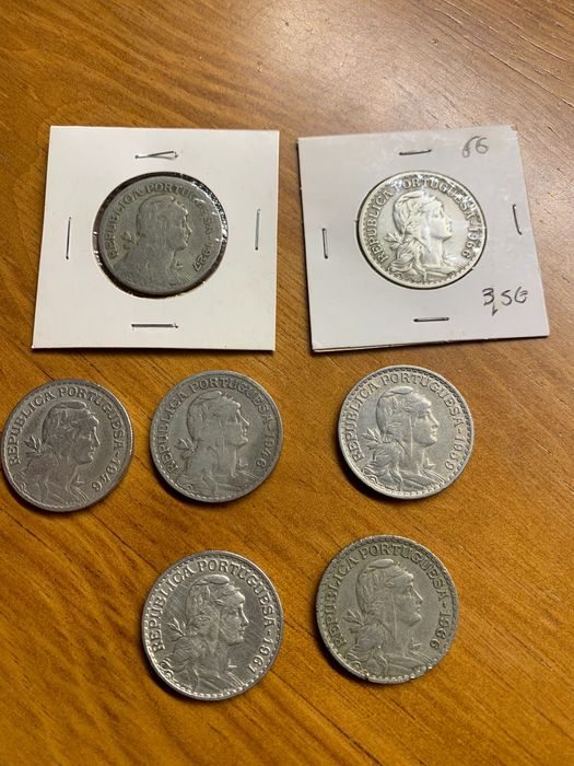 Moedas 1 escudo alpaca