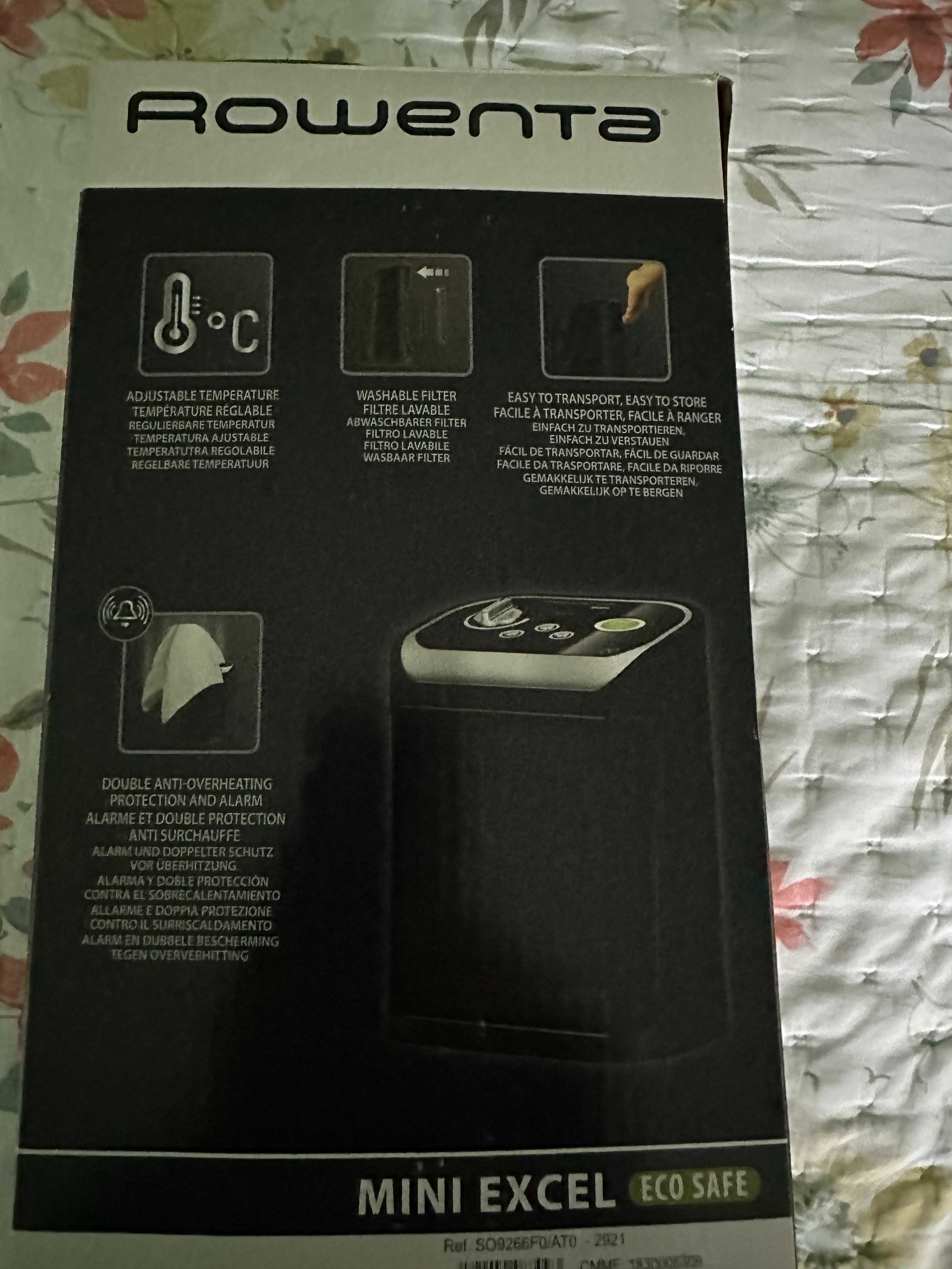 Aquecedor de microcerâmica Mini Excel Eco Safe Rowenta