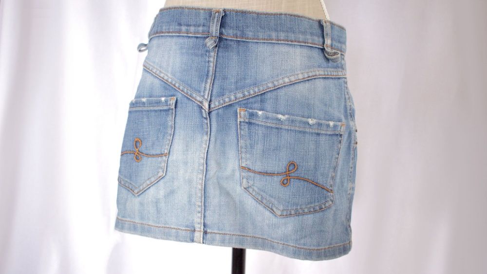 Spódniczka mini jeansowa