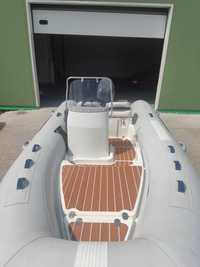 Łódź motorowa ponton RIB  cepelli Tempest 430