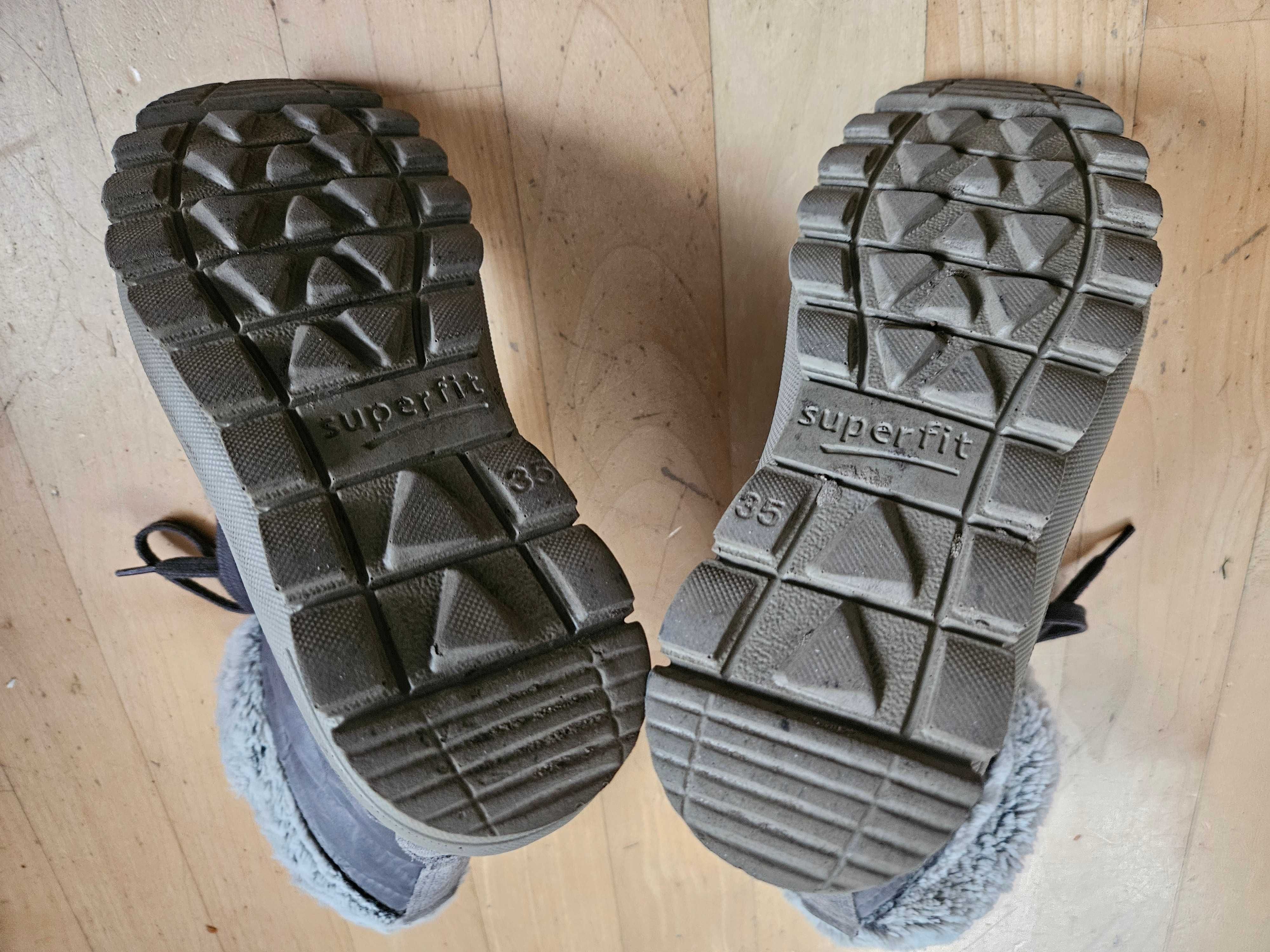 Buty zimowe (śniegowce / kozaki) Superfit rozm. 35 stan b. dobry