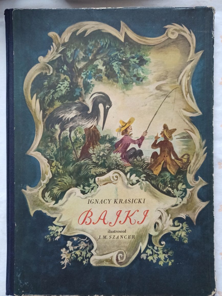 "Bajki" I. Krasicki z ilustr. J.M. Szancera 1952