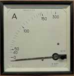 Amperomierz tablicowy analogowy 0-300A, 50Hz