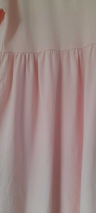 Tunika sukienka różowa oversize