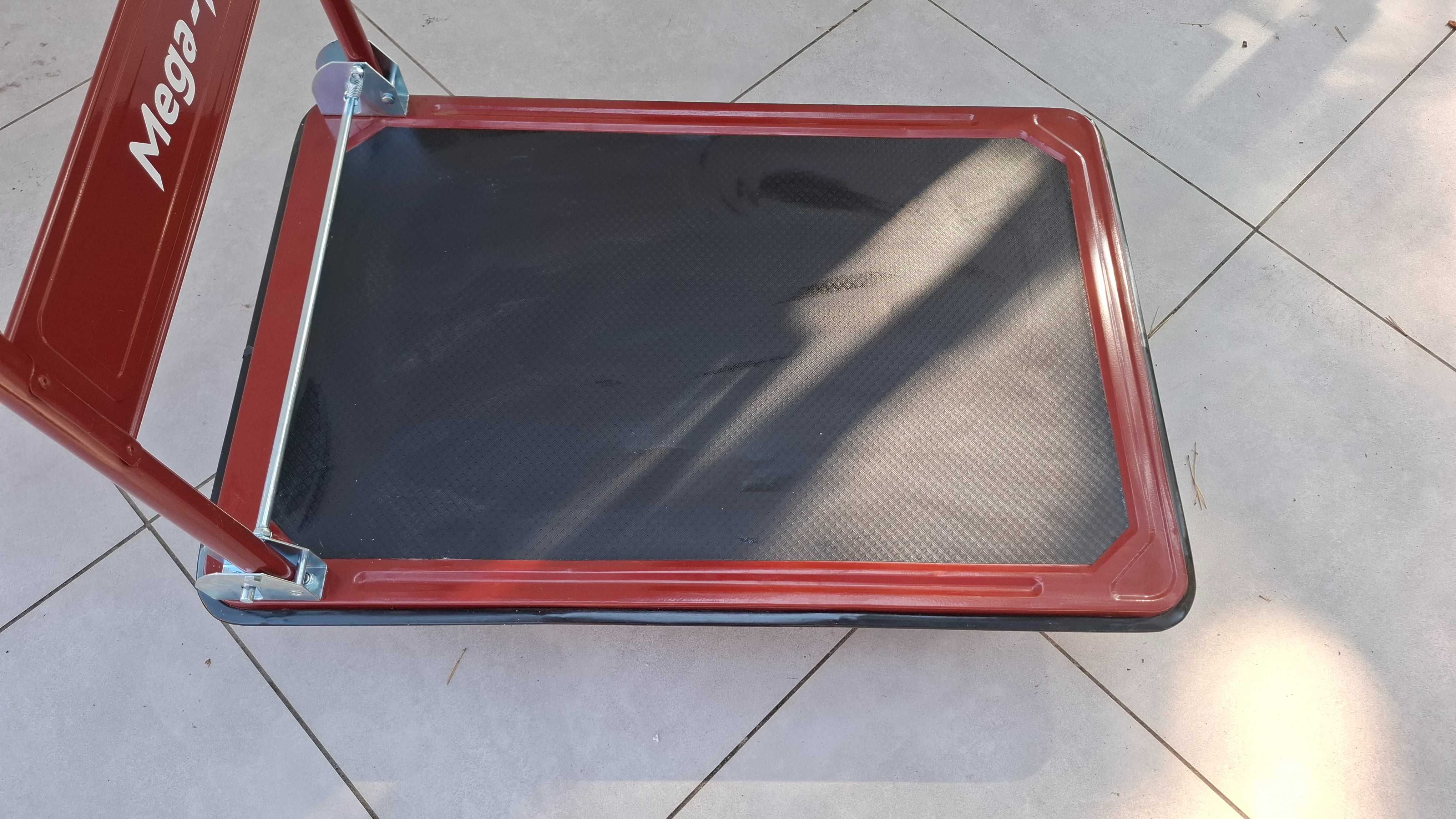 Duży wózek platformowy 300kg, koła łożyskowane NOWY