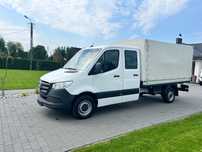 Mercedes-Benz Sprinter 316 2.2 CDI / DOKA / MAX / tylko 66 tyś km / klima / hak 3,5 t / brygadòwka / 6 miejsc / paka 3,4x2,03 m  Jak nowy / nowe opony / Webasto / tachograf