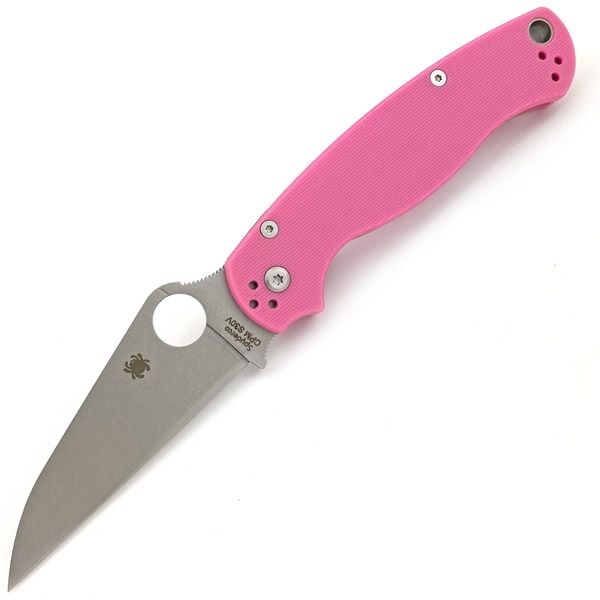 Нож Spyderco ParaMilitary 2 Wharncliffe: (Хакі,Чорний,Рожевий)