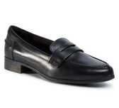 Clarks Nowe loafersy mokasynki Balerinki skóra naturalna czarne roz 38
