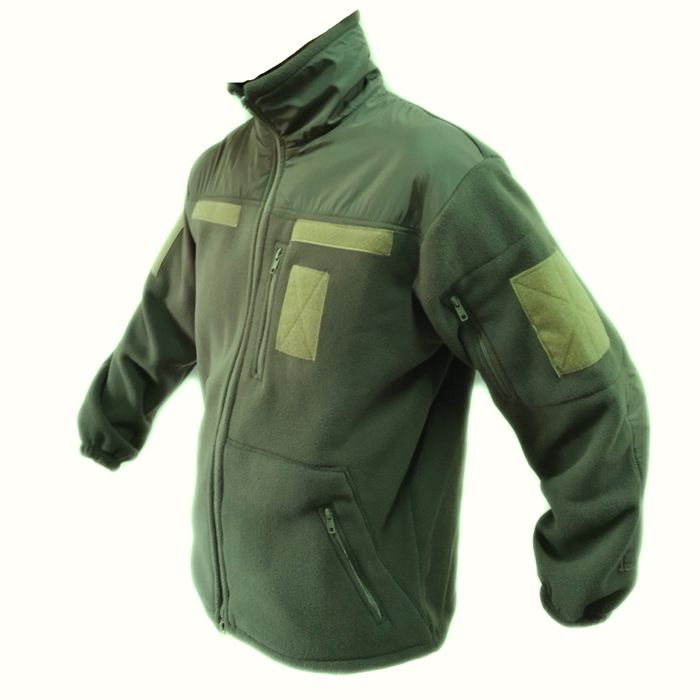 Флісова куртка, кофта, толстовка фліска олива /хакі, флиска