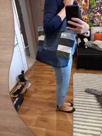 Torba jeansowa hand made Nowa