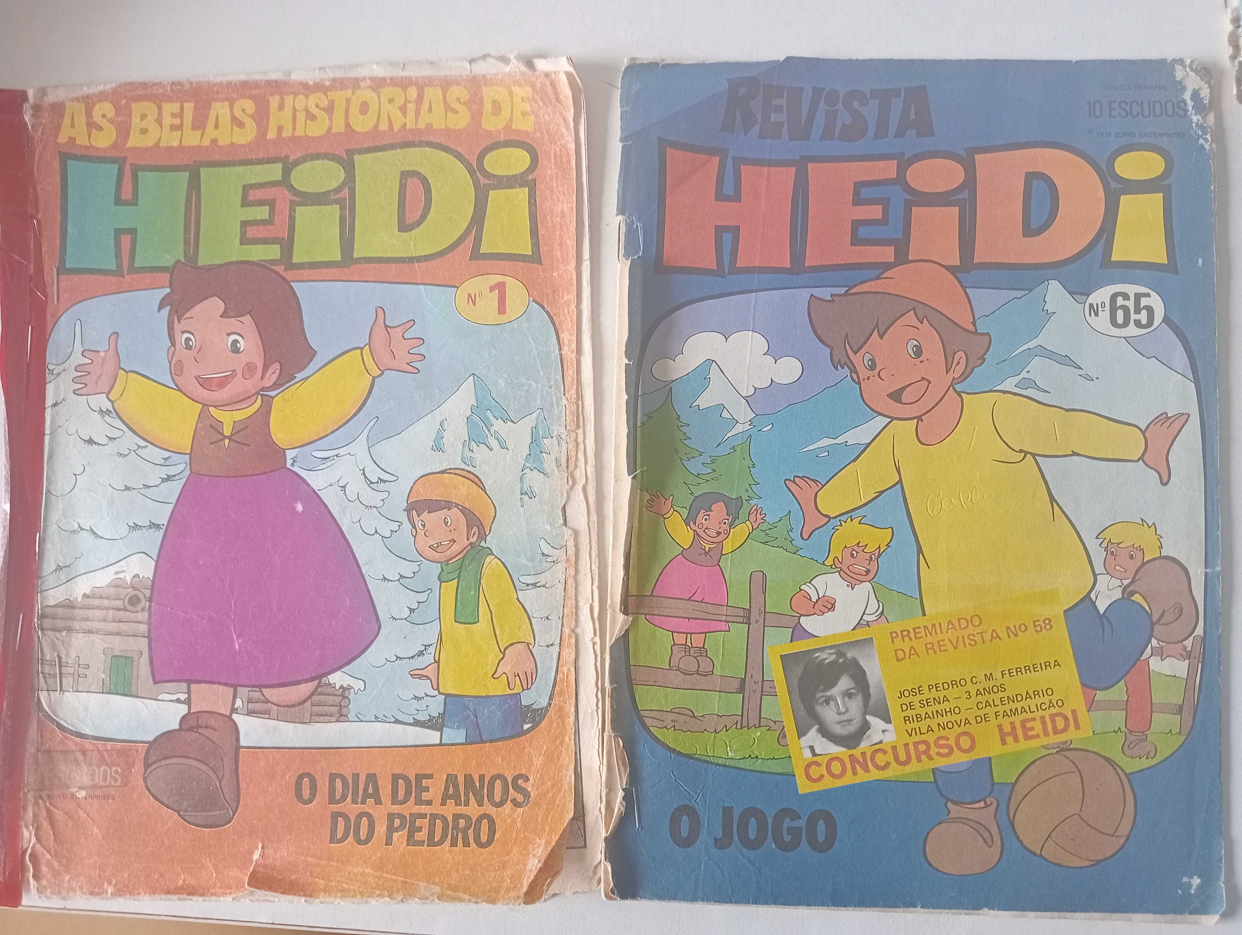 Livros da Heidi de 1976 coleção