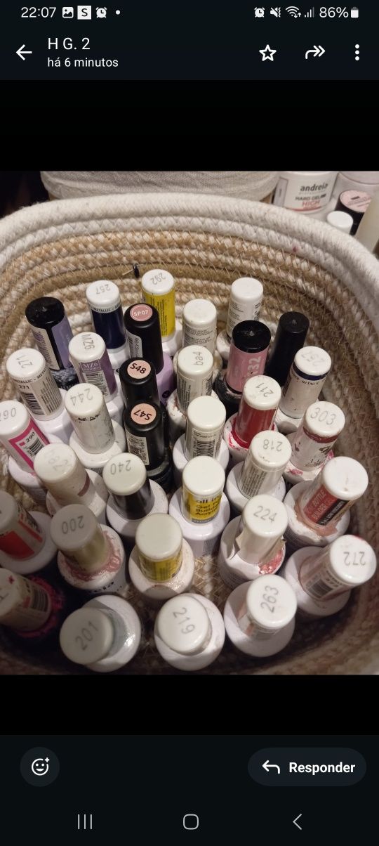 Recheio de Nail designer , manicure profissional).