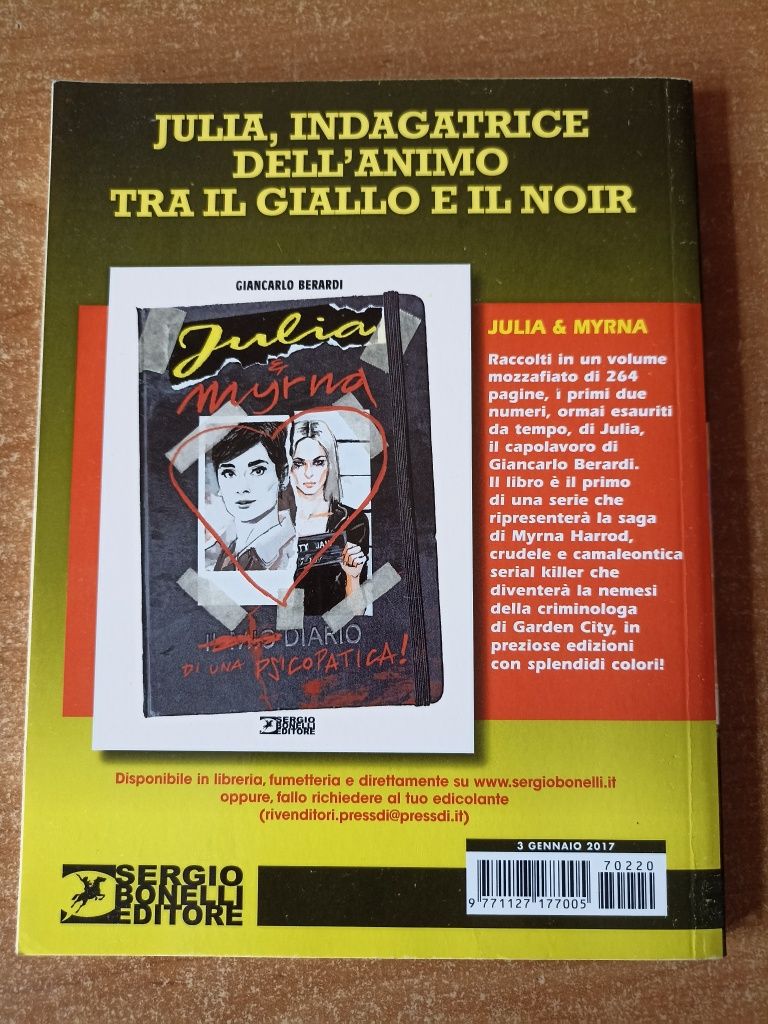 Julia L' infiltrato komiks