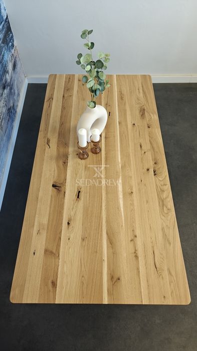 Stół dębowy loft do salonu do jadalni stolik kawowy stolik kawowy