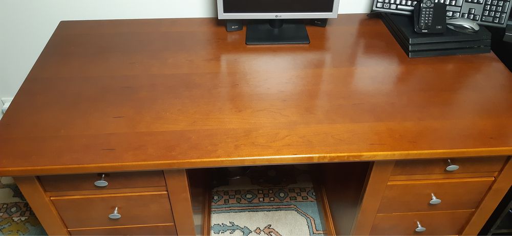 Secretaria escritorio em cerejeira