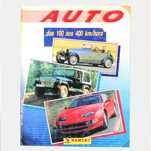 Caderneta de cromos Panini "Auto dos 100 aos 400 km/hora", anos 90