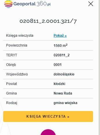 widokowa uzbrojona działka budowlana w Górach Sowich