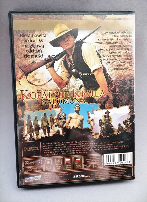 Kopalnie Króla Salomona - DVD