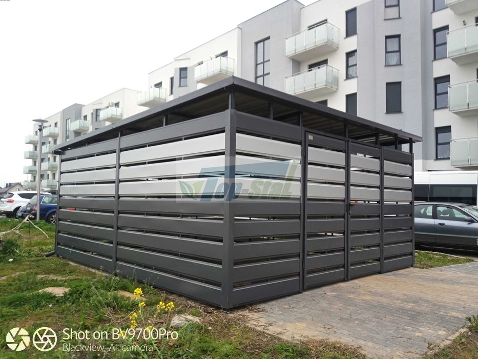 Wiata Śmietnikowa Rowerowa Schowek Narzędziowy Domek Ogrodowy Altana