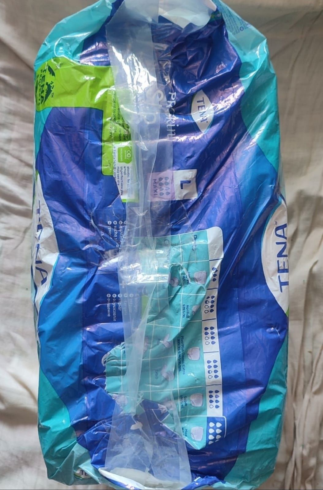Памперсы Tena L maxi 24 штук 
На фото всё видно