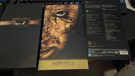 2dvd + 1 cd Moonspell Lusitanian Metal - box set
