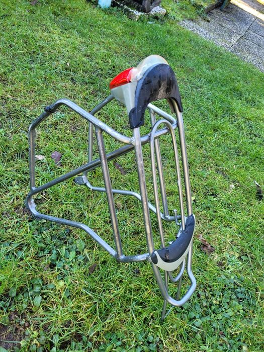 2x bagażnik Gazelle + lampy