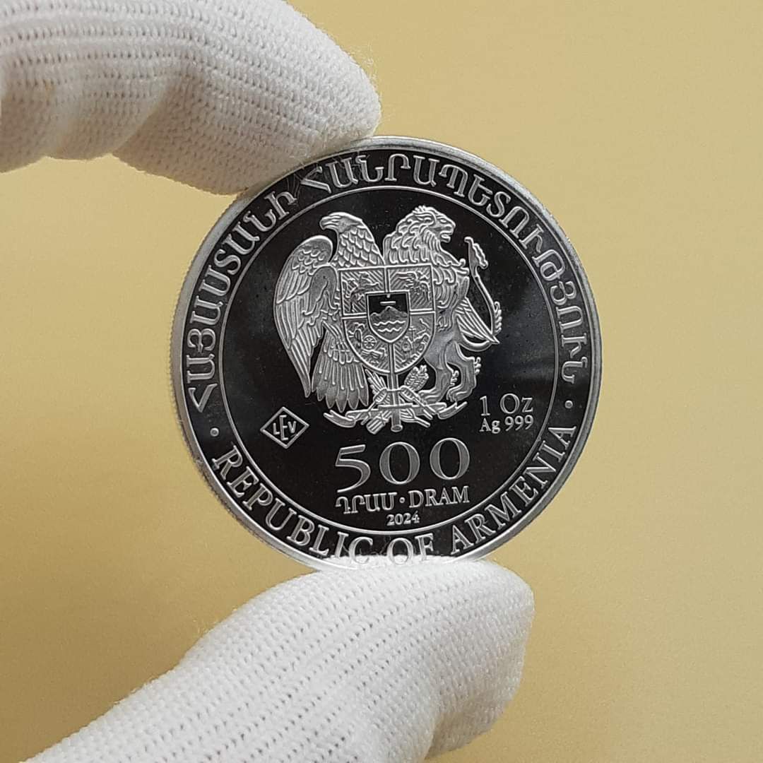 Срібна монета Ноїв Ковчег 1oz 999 проба 31,1 гр. 2024 року. Топ !