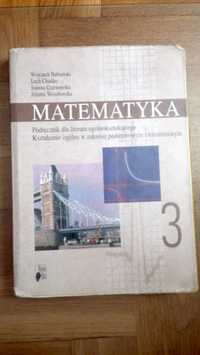 Matematyka 3 Podręcznik dla liceum ogólnokształcącego Nowa Era Chańko