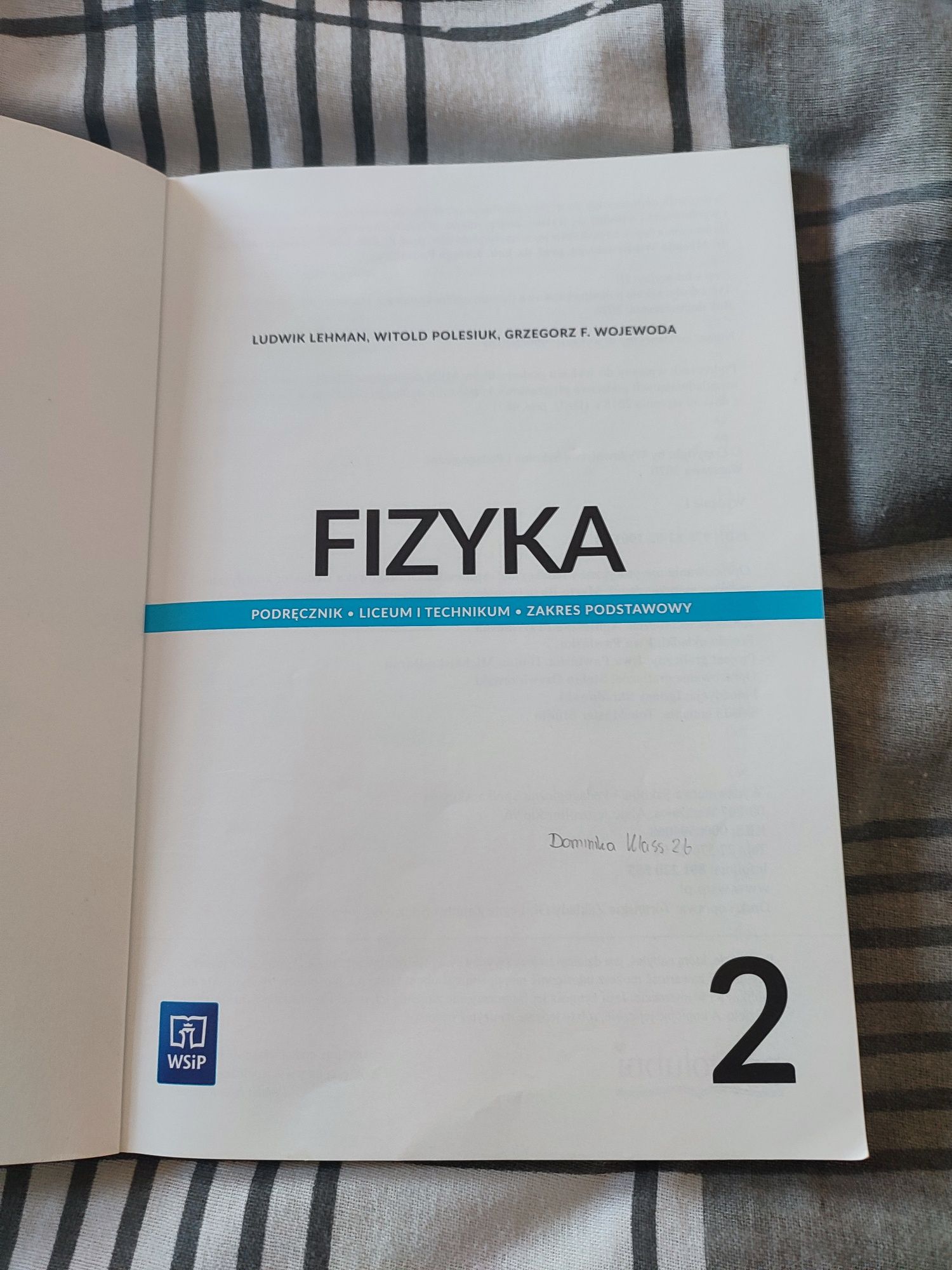 podręcznik fizyka 2 liceum i technikum zakres podstawowy