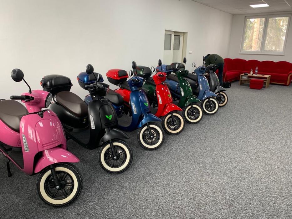 Skuter elektryczny E-Castor do 45 km/h z baterią homologacja EU L1E-B