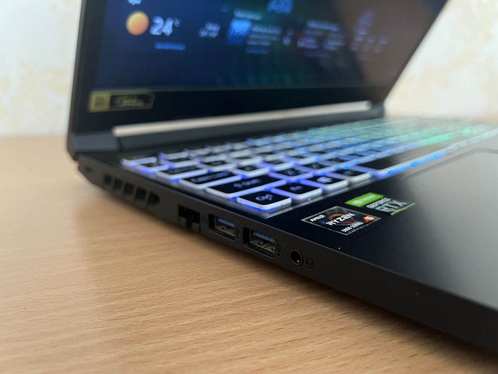 Ігровий ноутбук acer nitro 5 r5-5600h/rtx3060/ssd 1tb/ddr4
