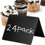 SOUJOY 24 szt. Mini tabliczki 13x10cm plastikowe tablice do gastronomi