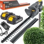 Nożyce akumulatorowe do żywopłotu krzewów gałęzi 450mm 21v 2xbateria