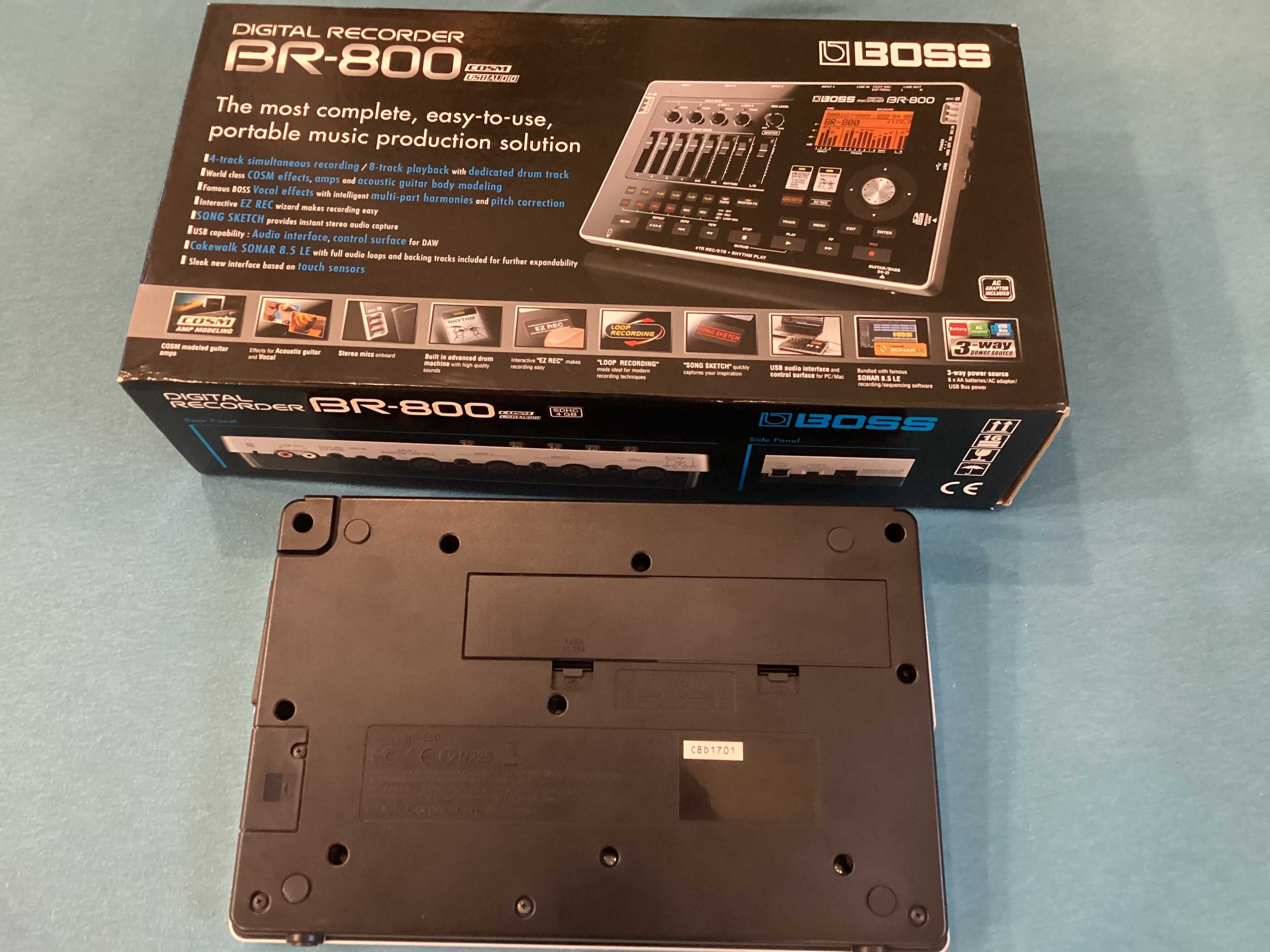 boss br-800 multitrack digital recording studio