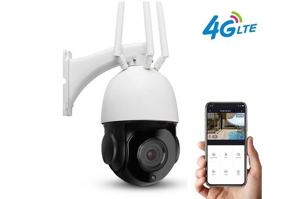 Kamera Obrotowa Zewnętrzna IP 30X Zoom na kartę Sim Gsm 5MPX