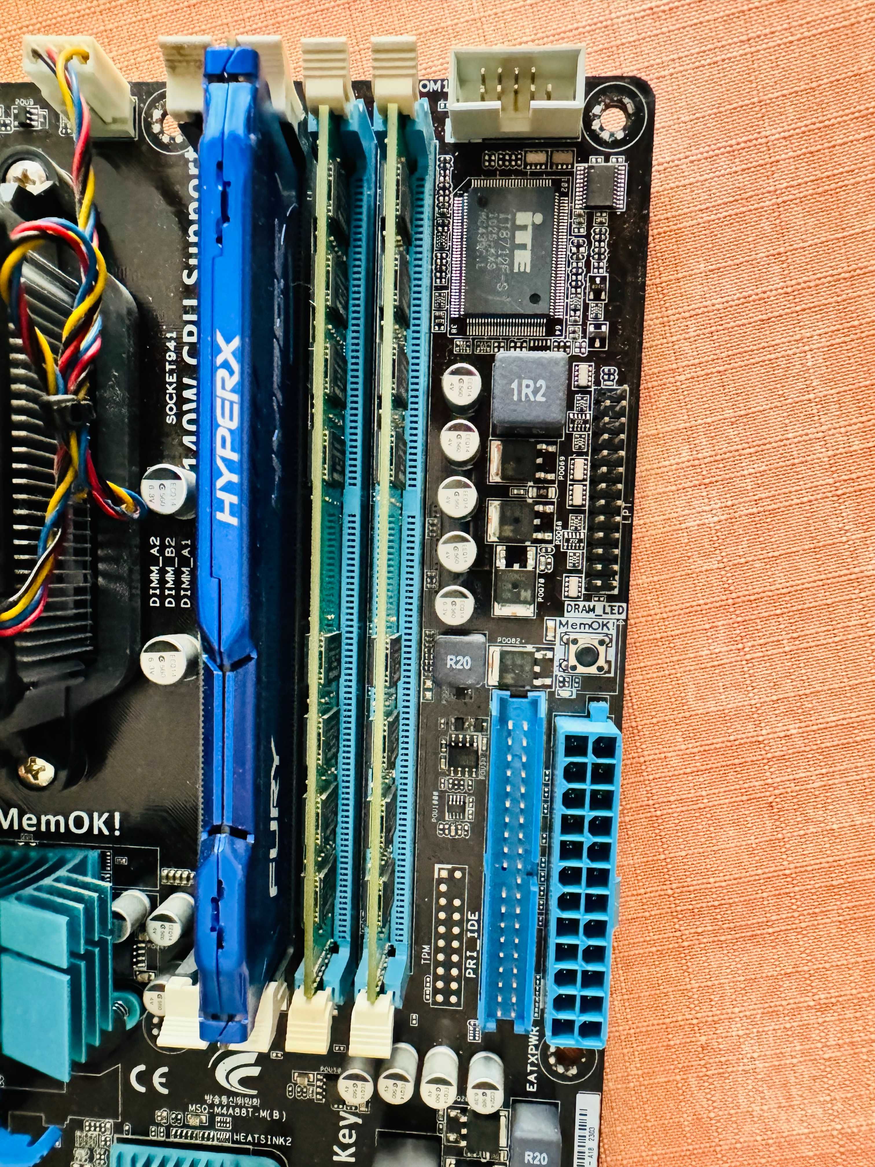 Płyta główna Asus plus procesor i pamięć