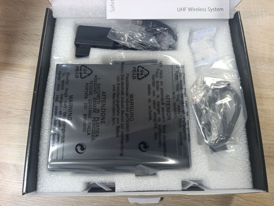 Microfone Headset sem fios - t.bone TWS Headset  863 MHz