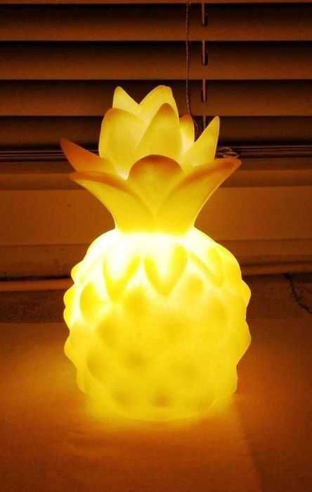 Ночник. Ананас (жёлтый). Mini PINEAPPLE light.