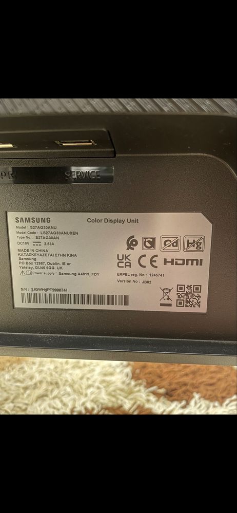 Samsung Odyssey G3 S27AG30ANUX - 27'' | VA | Full HD| 144 Hz