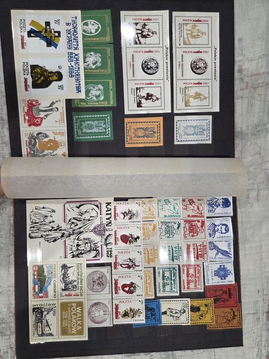 Znaczki pocztowe, poczta niezależna, poczta solidarność,