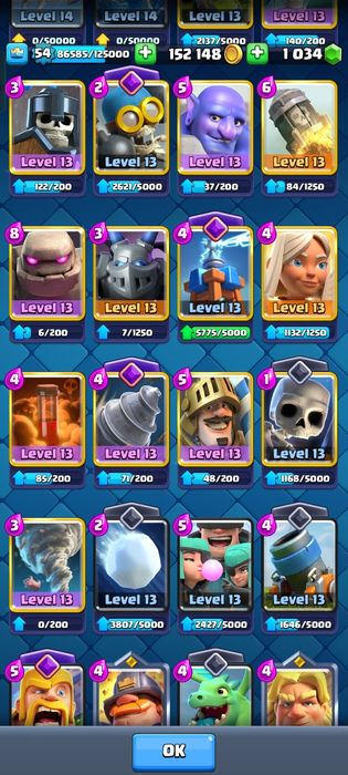Аккаунт clash royale