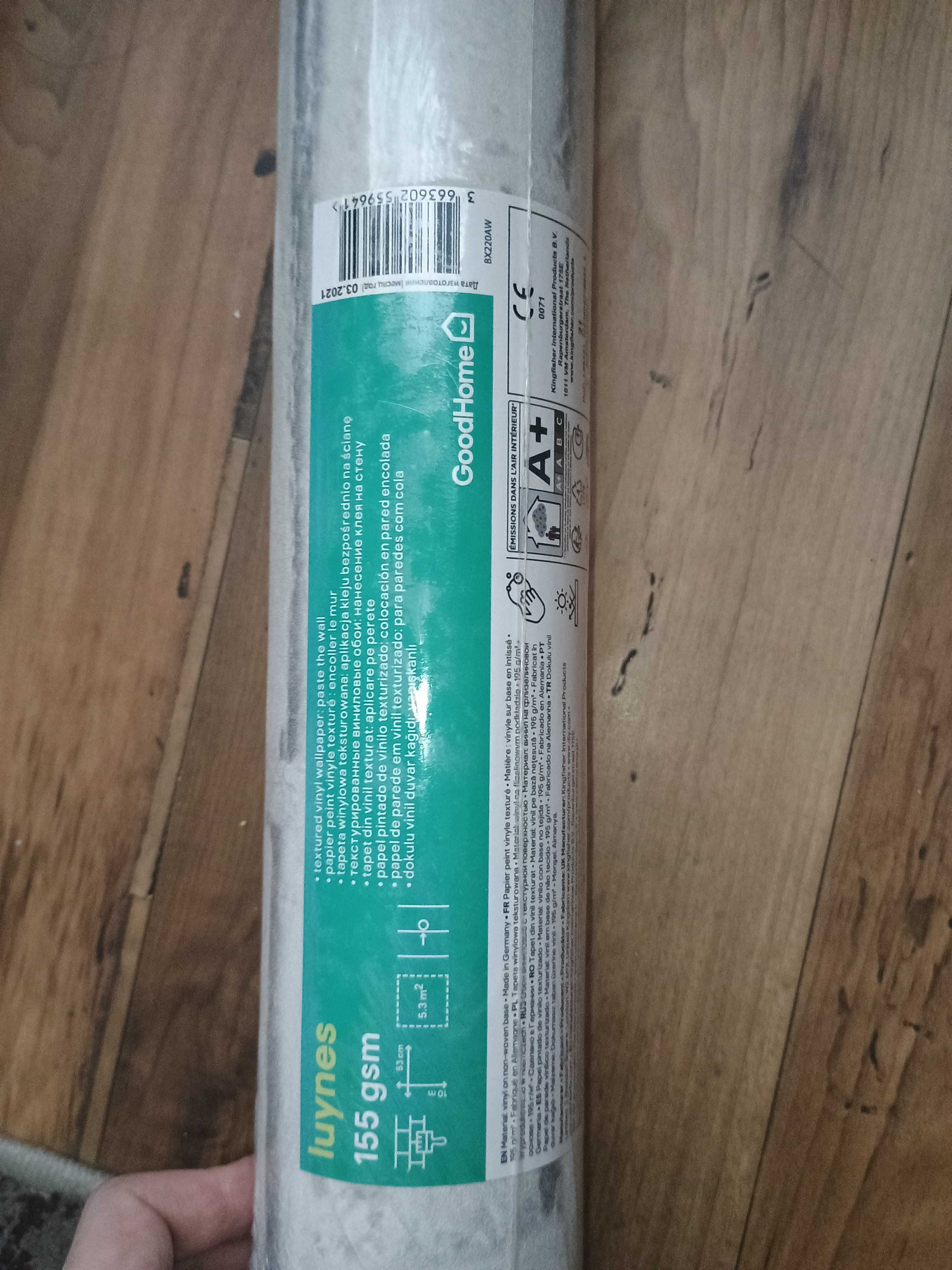 Nowa tapeta winylowa - imitacja szarej cegły - 2 rolki