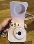 Instax 12 mini podrowy róż z etui + wkłady