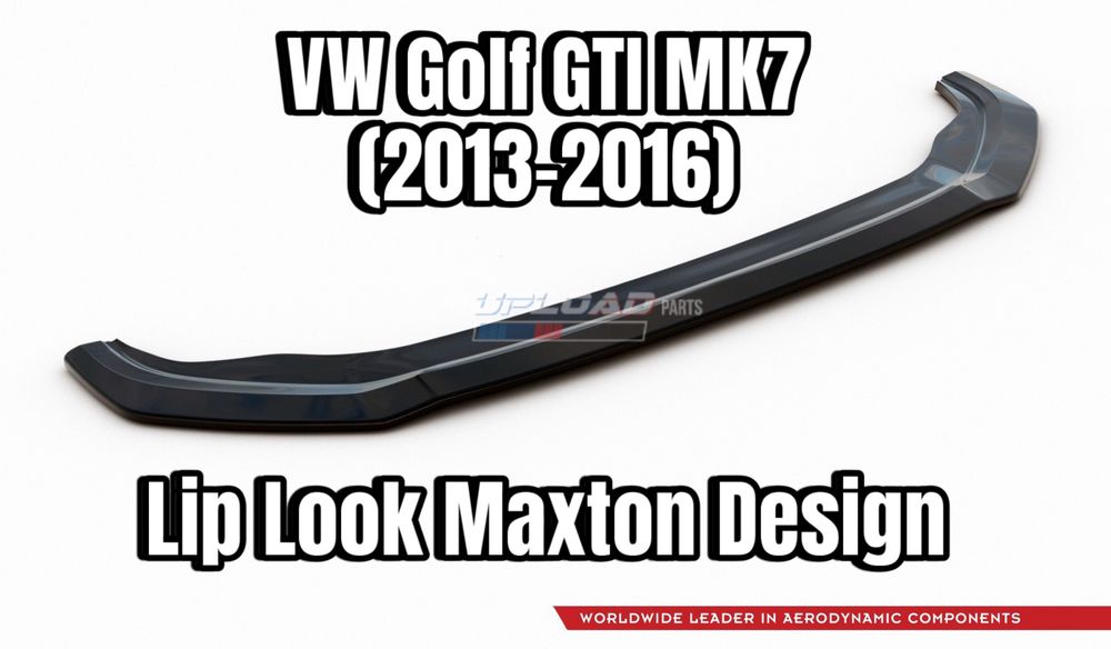 Vw Golf 7 GTI - Lip Frontal Lamina Spoiler Splitter Aba Volkswagen