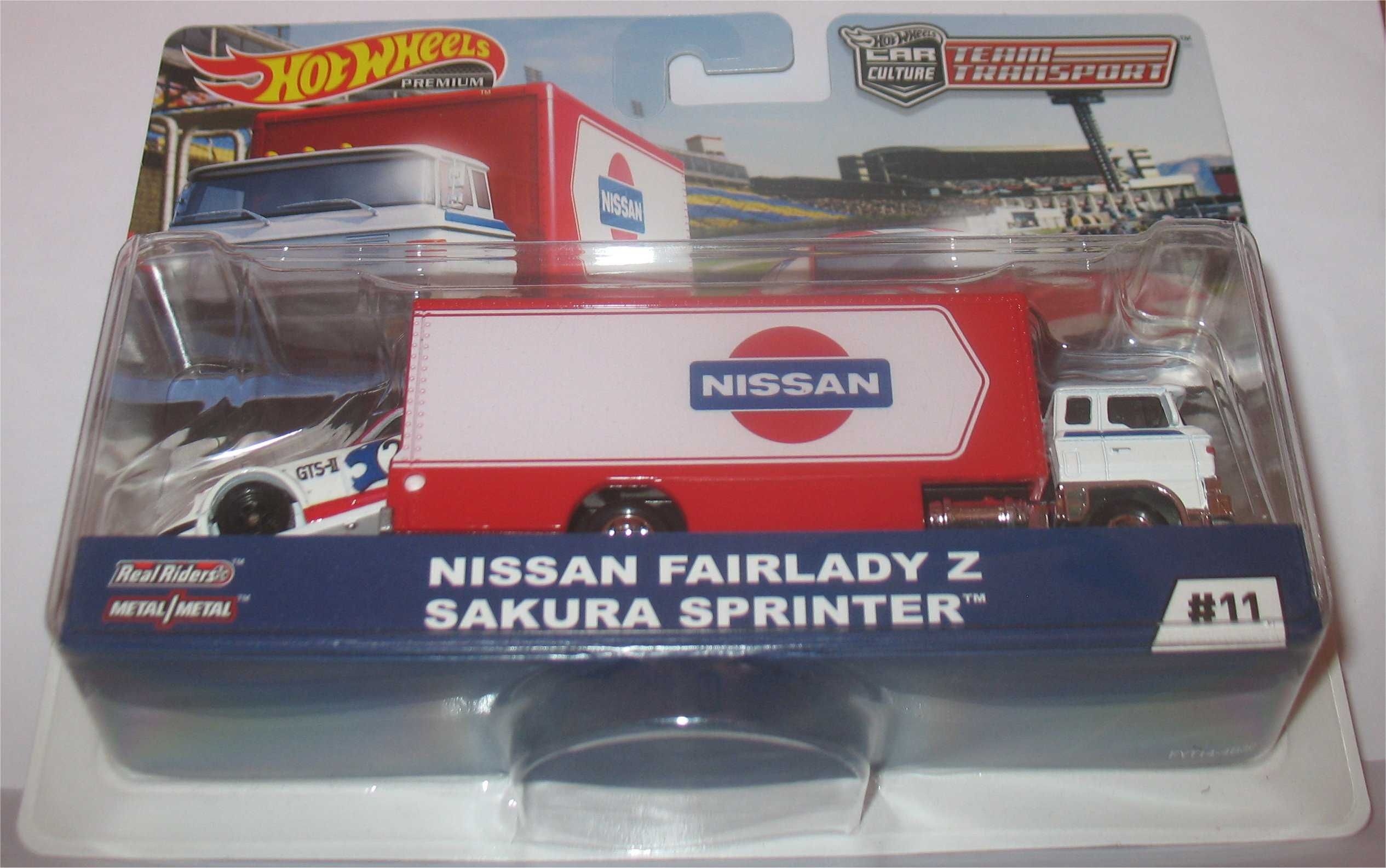 Hot Wheels - Nissan Fairlady Z +Sakura Sprinter -Team Transport (2019)