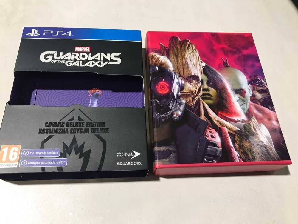 Strażnicy Galaktyki Guardians Of Galaxy Kosmiczna Edycja Deluxe PL PS4